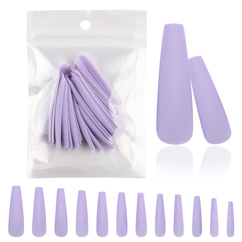 Wholesale Matte Extended Plastic Nail Stickers